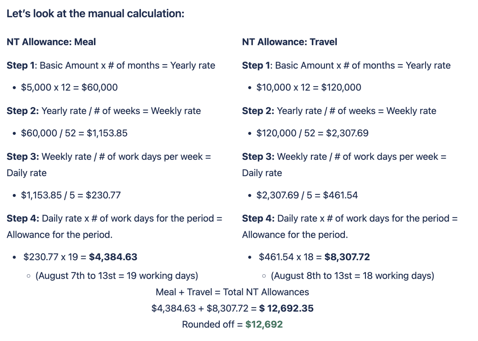 Payroll Allowance Calculations - TechlifyHR