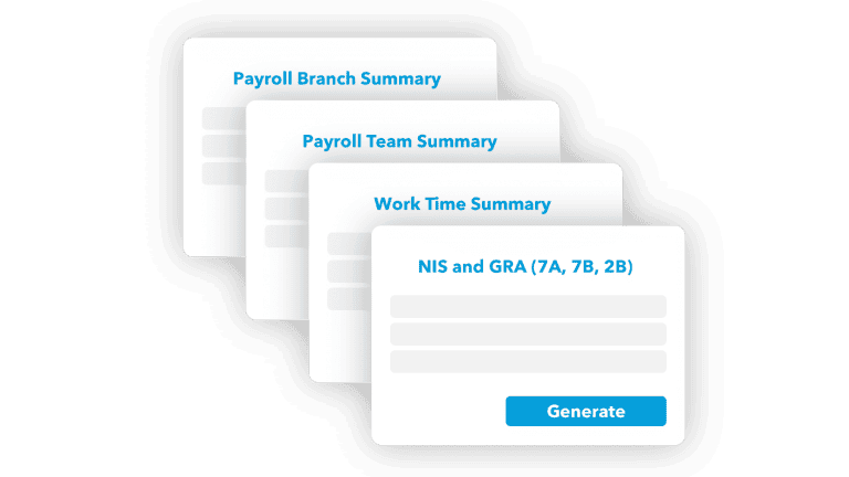 Report generation feature of Techlify payroll