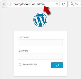 wordpress login url techwelkin