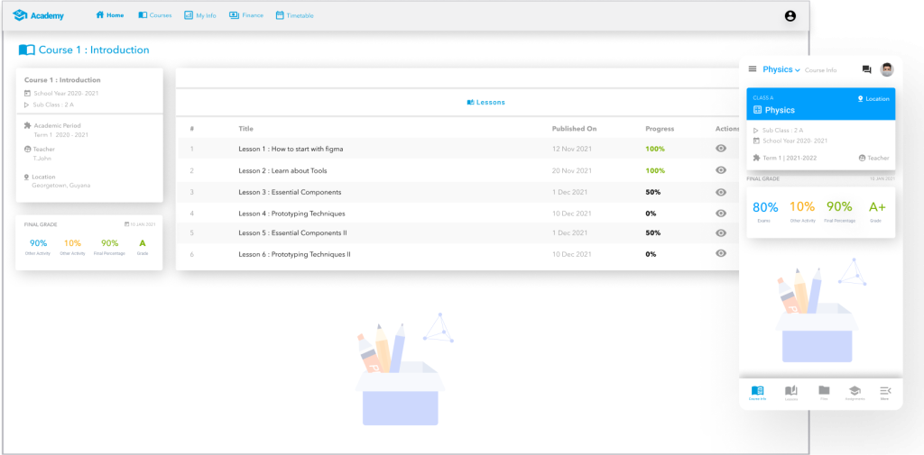 Course & Content Management
